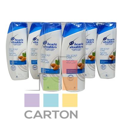 HEAD & SHOULDER DRY SCALP CARE ANIT-DANDRUFF SHAMPOO 6*400ML